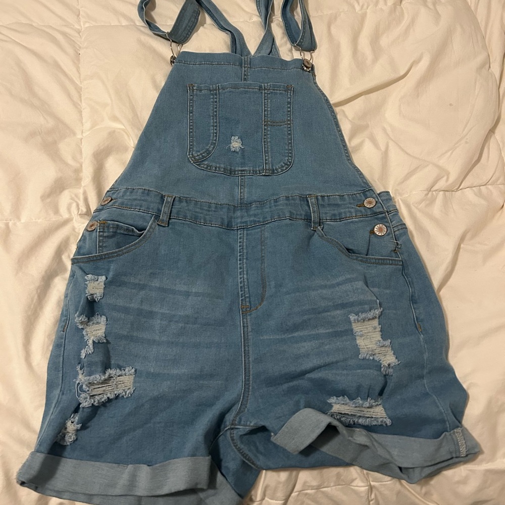 Women’s denim shorts overall